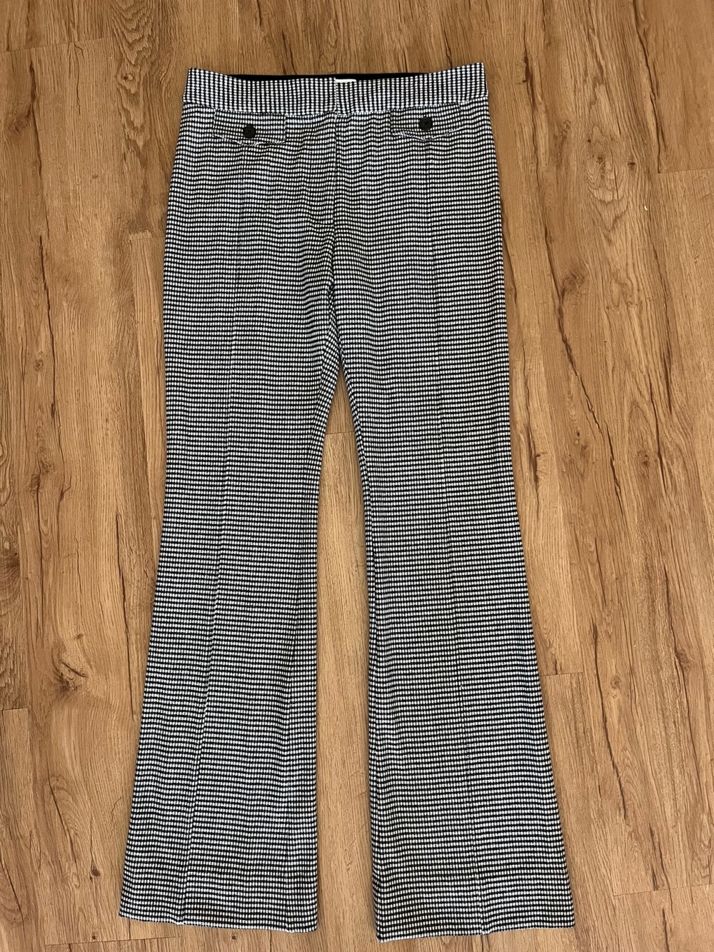 Derek Lam 10 Crosby Houndstooth Wide Leg Pants Size 10 | Retail $380 NWOT